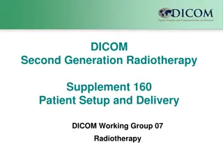 Advanced Patient Setup and Delivery in Radiotherapy