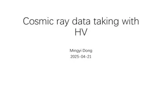 Cosmic Ray Data and Test Results with HV at BESIII
