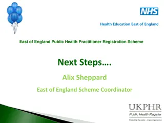 East of England Public Health Practitioner Registration Scheme Steps
