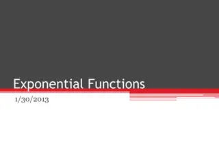 Exponential Functions and Growth Scenarios in Mathematics
