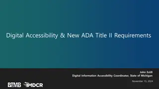Understanding Digital Accessibility and New ADA Title II Requirements