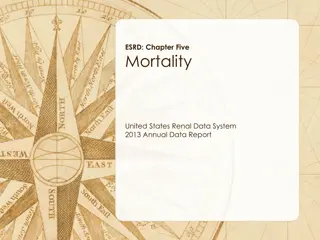ESRD Mortality Rates and Lifespans: Insights from USRDS 2013 ADR