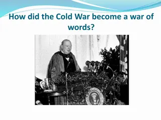 Cold War Tensions: Key Speeches and Reports of 1946
