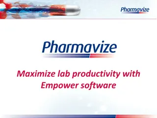 Enhance Lab Productivity with Empower Software and CMC Services