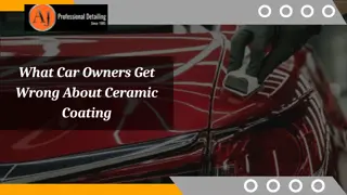 What Car Owners Get Wrong About Ceramic Coating