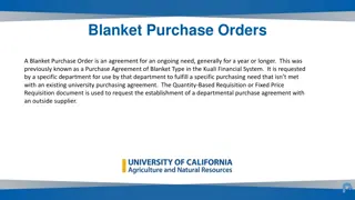 Understanding Blanket Purchase Orders for Ongoing Needs