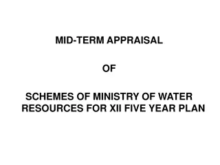 Water Resources Ministry Schemes Mid-Term Appraisal