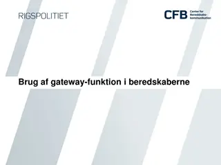 Gateway Function in Emergency Preparedness