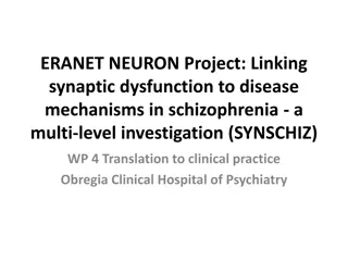Investigating Synaptic Dysfunction in Schizophrenia at Obregia Clinical Hospital