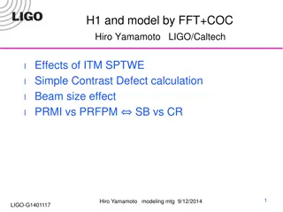 Beam Size Effects and Mode Coupling in Optics Modeling