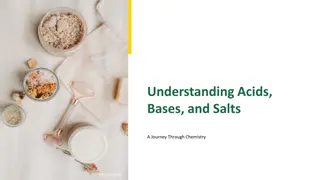 Exploring Acids, Bases, and Salts in Chemistry
