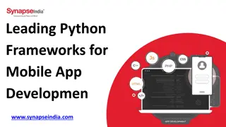 Professional Python App Development for Mobile Innovation