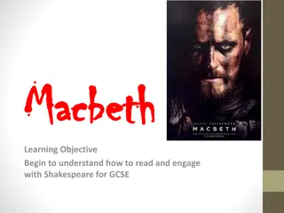 Engaging with Shakespeare: Understanding Macbeth for GCSE