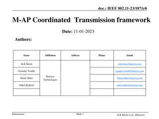 Unified Framework for Multi-AP Coordinated Transmission
