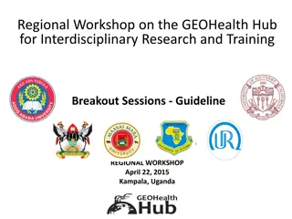 Interdisciplinary Research and Training Breakout at GEOHealth Hub Workshop