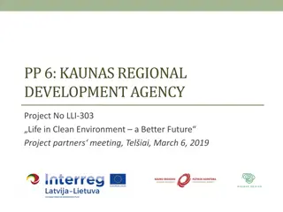 Kaunas Regional Development Agency Project Update