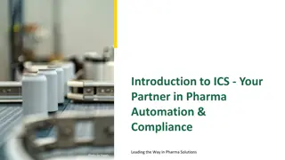 Leading Pharma Automation Solutions | ICS Pvt. Ltd.