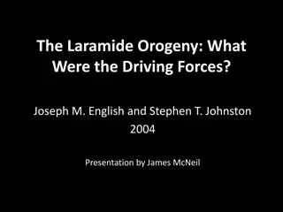 Exploring the Forces Behind the Laramide Orogeny