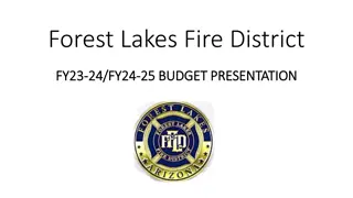 Forest Lakes Fire District FY23-25 Budget Presentation