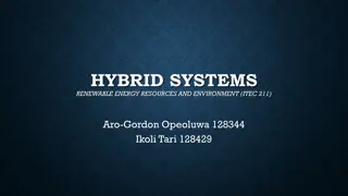 Hybrid Renewable Energy Systems and Sustainable Solutions
