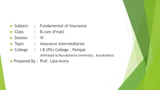 Understanding Insurance Intermediaries: Definition, Authority, and Rights