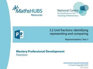 Exploring Unit Fractions in Teacher Guide 3.2 - NCETM MasteryPD