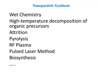 Innovative Methods for Nanoparticle Synthesis and Liquid Phase Chemical Techniques