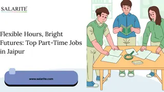 Flexible Hours, Bright Futures Top Part-Time Jobs in Jaipur