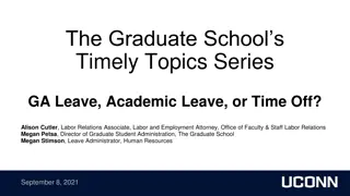 Understanding Academic Leave of Absence for Graduate Assistants