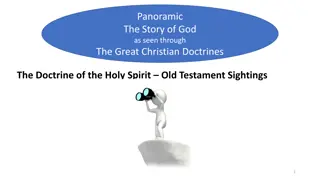 The Holy Spirit in Old Testament History: Miraculous Acts and Divine Intervention