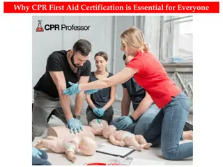 Why CPR First Aid Certification is Essential for Everyone