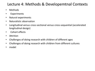 Developmental Contexts: Methods, Experiments, Observations & Challenges