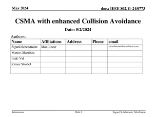 Enhancing Collision Avoidance in IEEE 802.11 Networks