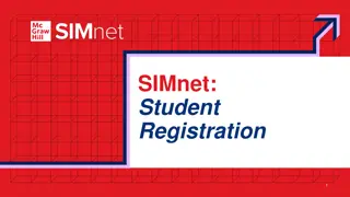 SIMnet Student Registration: Support and Enrollment Steps