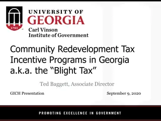 Redevelopment Tax Incentive Programs in Georgia: Overview, Requirements & Benefits