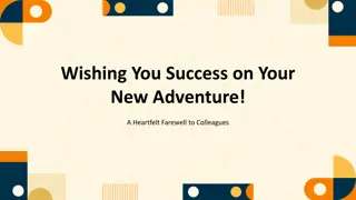 Wishing You Success on Your New Adventure - Heartfelt Farewell