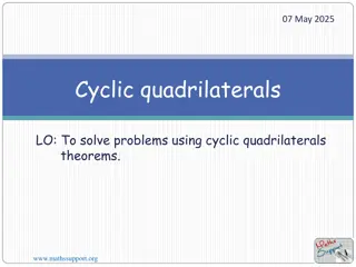 Understanding Cyclic Quadrilaterals in Geometry