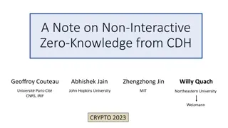 Building Non-Interactive Zero-Knowledge Proofs without Interaction