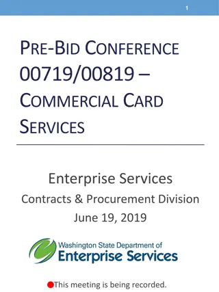 Cooperative Contracting Process for Commercial Card Services
