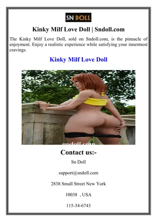 Kinky Milf Love Doll Sndoll.com