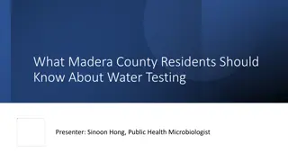 Water Testing Information for Madera County Residents