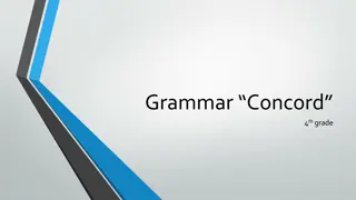 Understanding Concord: Types, Examples, and Rules