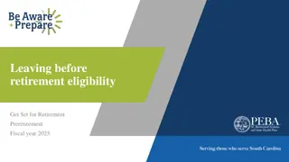 Get Set for Retirement Preretirement Fiscal Year 2025
