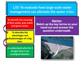 Solutions for Water Crisis Management and Dam Impacts