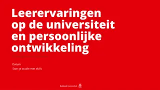 University Student Experiences & Personal Development Insights