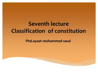 Understanding Written and Unwritten Constitutions and Their Flexibility