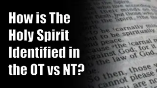 Understanding the Concept of Spirit in Old and New Testaments