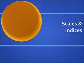 Understanding Scales, Indices, Measurement, Factor Analysis, and Concept Measurement