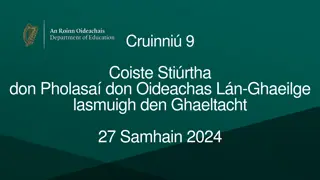 Challenges and Solutions in Irish-Medium Education Development