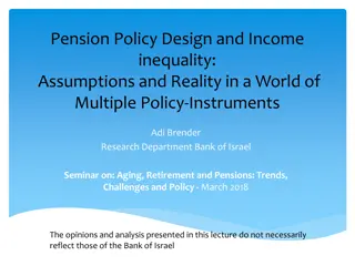 Pension Policy Design and Income Inequality Insights